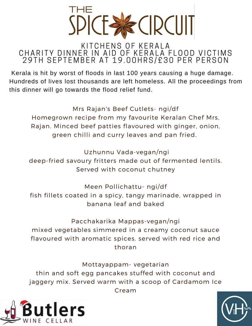COOK FOR KERALA- A FLOOD RELIEF FUNDRAISER